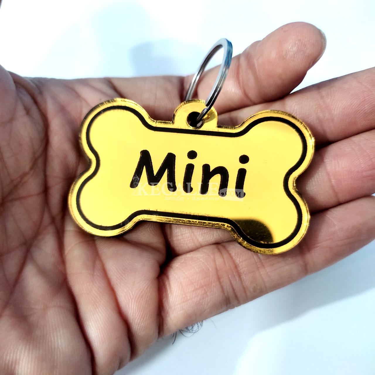 Dog Tags Gold Mirror Actylic customize