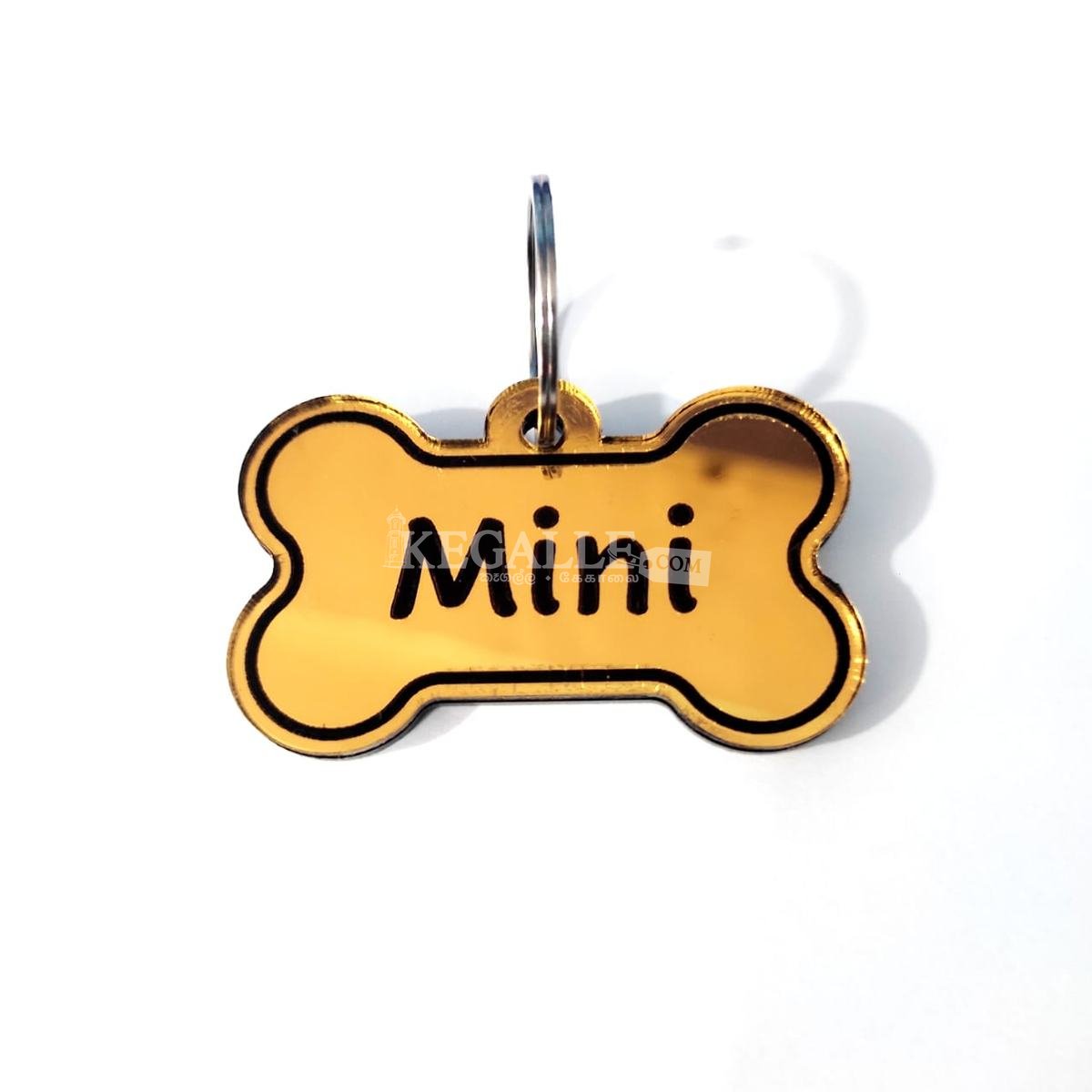 Dog Tags Gold Mirror Actylic customize